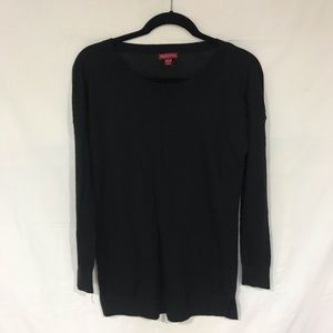Merona black long sleeve pullover sweatshirt top
